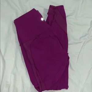 Purple lulu lemon leggings